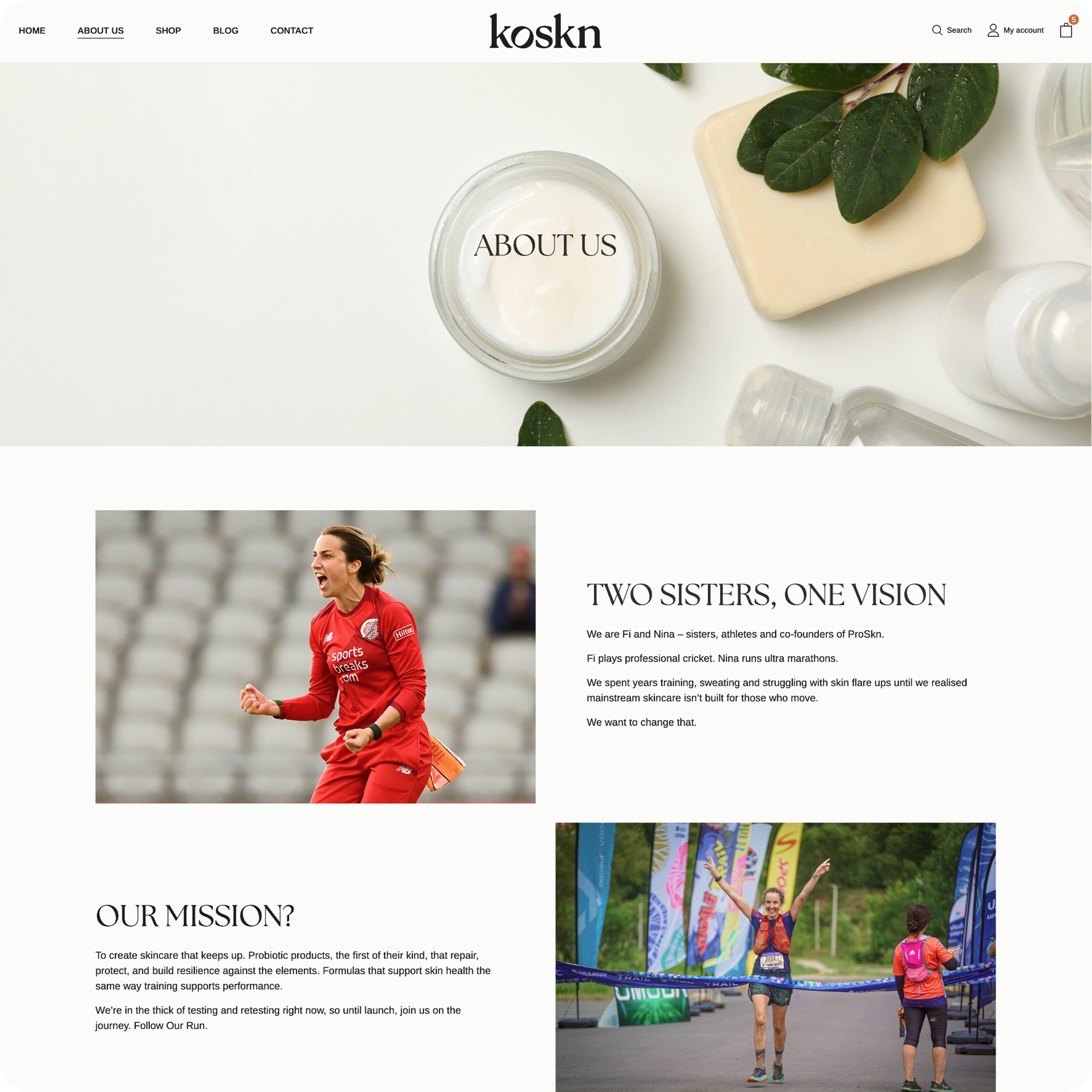 About us page